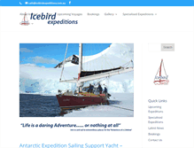 Tablet Screenshot of icebirdexpeditions.com